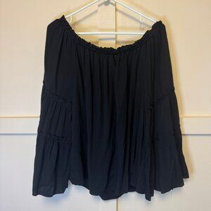 Women's Off The Shoulder Long Bell Sleeve Blouse